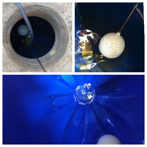 งานล้างถังเก้บน้ำใต้ดิน PE 2000 ลิตร  @ The Tuscana วงแหวน-รามอินทรา คลองสามวา